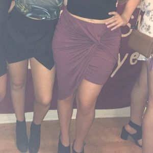 Purple wrap skirt!! (The right)